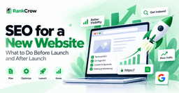 SEO for a new website guide covering planning, launch, and optimization