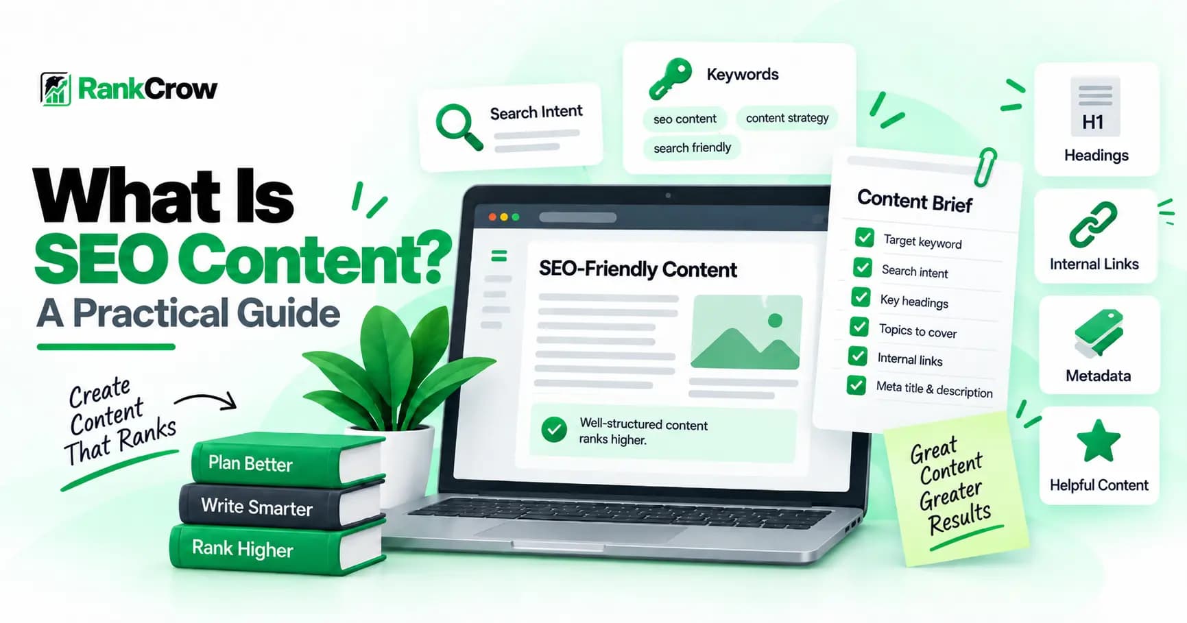 What is SEO content practical guide by RankCrow